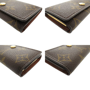 美品 ルイ ヴィトン ミュルティクレ4 モノグラム M69517 ブラウン キーケース LV 1194【中古】LOUIS VUITTON