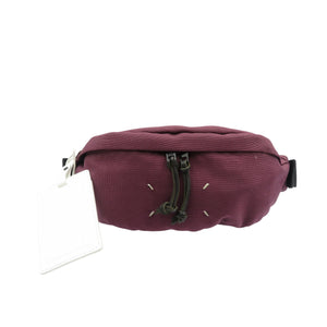 美品 メゾンマルジェラ 4ステッチ S55WB0010 キャンバス バーガンディ ボディバッグ 1205【中古】Maison Margiela