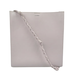 新品同様 ジルサンダー タングル ミディアム レザー シルバー金具 ピンク ショルダーバッグ 1206【中古】JIL SANDER