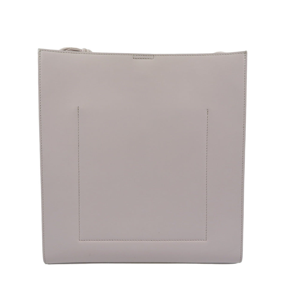 新品同様 ジルサンダー タングル ミディアム レザー シルバー金具 ピンク ショルダーバッグ 1206【中古】JIL SANDER
