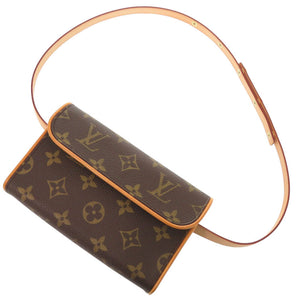 美品 ルイ ヴィトン ポシェット フロランティーヌ モノグラム ストラップサイズXS M51855 ウエストバッグ LV 1123【中古】LOUIS VUITTON