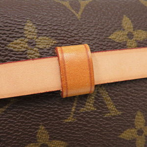 美品 ルイ ヴィトン ポシェット フロランティーヌ モノグラム ストラップサイズXS M51855 ウエストバッグ LV 1123【中古】LOUIS VUITTON