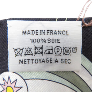 未使用 エルメス ツイリー ODYSSEY 2022年 シルク ノワール ブルーシエル スカーフ 1225【中古】HERMES