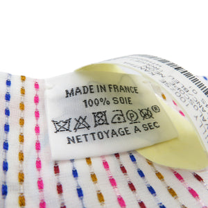 未使用 エルメス ツイリー シュヴァロスコープ ネオン ポワンティエ 853954S シルク ブラン ローズ ヴェール スカーフ 1227【中古】HERMES