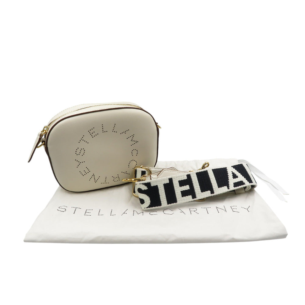 未使用 ステラマッカートニー 557903W8542 アルターナッパ ゴールド金具 ベージュ 2WAY ボディバッグ ショルダーバッグ 1236【中古】STELLA MCCARTNEY