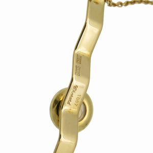 美品 ショパール ハッピーダイヤモンド K18YG ダイヤ タイピン イエローゴールド ジュエリー 1241【中古】Chopard