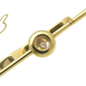 美品 ショパール ハッピーダイヤモンド K18YG ダイヤ タイピン イエローゴールド ジュエリー 1241【中古】Chopard