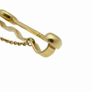 美品 ショパール ハッピーダイヤモンド K18YG ダイヤ タイピン イエローゴールド ジュエリー 1241【中古】Chopard