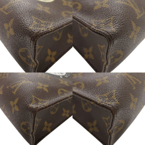 美品 ルイ ヴィトン ポッシュ トワレ ワールドツアー モノグラム M41438 ブラウン クラッチバッグ LV 1264【中古】LOUIS VUITTON