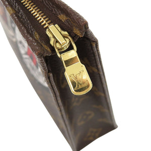 美品 ルイ ヴィトン ポッシュ トワレ ワールドツアー モノグラム M41438 ブラウン クラッチバッグ LV 1264【中古】LOUIS VUITTON