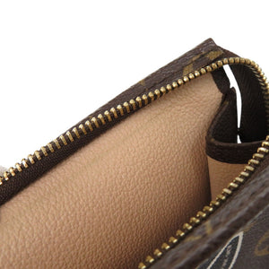 美品 ルイ ヴィトン ポッシュ トワレ ワールドツアー モノグラム M41438 ブラウン クラッチバッグ LV 1264【中古】LOUIS VUITTON