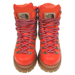 未使用品 GUCCI×THE NORTH FACE グッチ×ザノースフェイス ストレッキングブーツ GGキャンバス レザー オレンジ 1339【中古】GUCCI