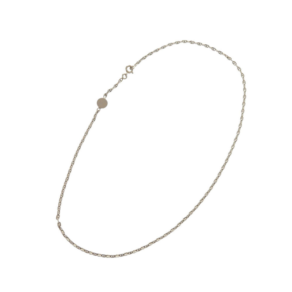 美品 エルメス シェーヌダンクル ミニセリエ 40cm シルバー925 ネックレス 1381【中古】HERMES