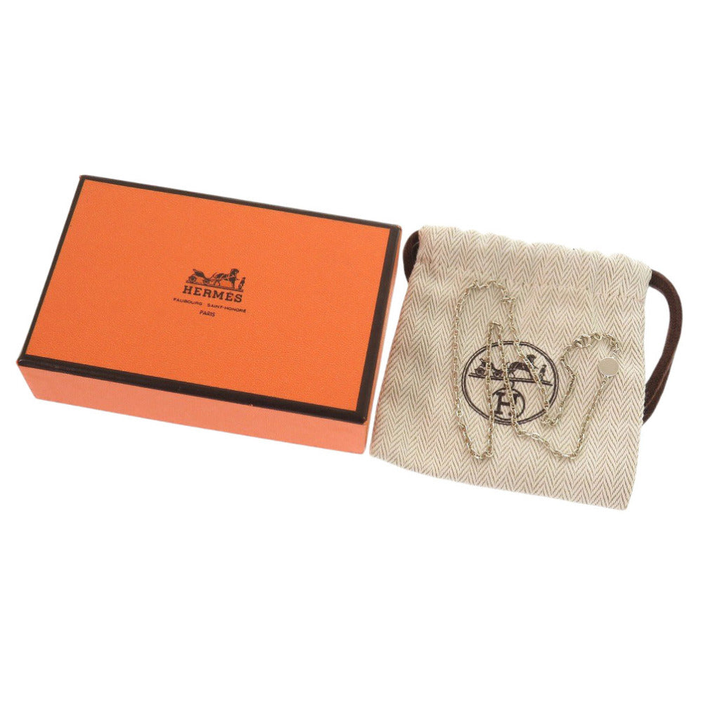 美品 エルメス シェーヌダンクル ミニセリエ 40cm シルバー925 ネックレス 1381【中古】HERMES