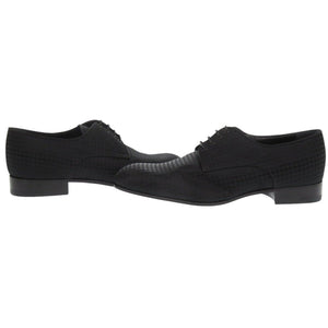 新品同様 ルイ ヴィトン シルクサテン サイズ6 ブラック ドレスシューズ ビジネスシューズ LV 1385【中古】LOUIS VUITTON メンズ