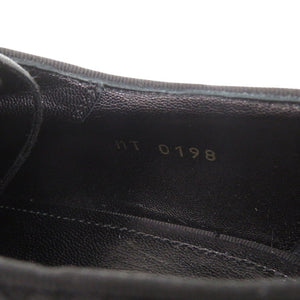 新品同様 ルイ ヴィトン シルクサテン サイズ6 ブラック ドレスシューズ ビジネスシューズ LV 1385【中古】LOUIS VUITTON メンズ