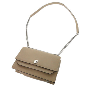 ヴァレクストラ スプリッツァ レザー ベージュ チェーンショルダーバッグ 1392【中古】Valextra