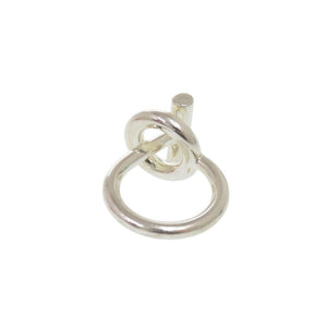 美品 エルメス エシャぺ シルバー925 サイズ約7号 シルバー リング 指輪 1399【中古】HERMES