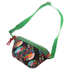 未使用品 グッチ × ザ ノースフェイス 650299 ナイロン マルチカラー ボディバッグ 1407【中古】GUCCI