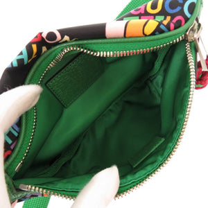 未使用品 グッチ × ザ ノースフェイス 650299 ナイロン マルチカラー ボディバッグ 1407【中古】GUCCI