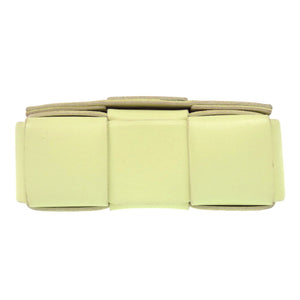 美品 ボッテガヴェネタ キャンディ カセット マキシイントレチャート レザー ライトグリーン ショルダーバッグ 1408【中古】BOTTEGAVENETA