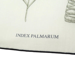 未使用品 エルメス カレ90 ヤシの目録 INDEX PALMARUMU スカーフ カシミヤ BLANK 1415【中古】HERMES