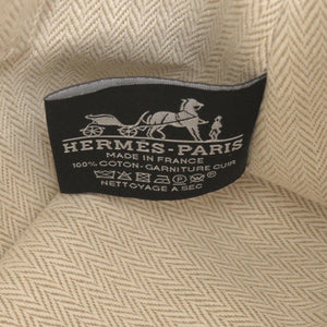 未使用 エルメス ボリードポーチ 25 MM クレイジーH コットン オレンジ 1417【中古】HERMES