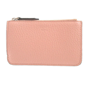 新品同様 フェンディ ピーカブー 8AP161 レザー ピンク カードケース コインケース フラグメントケース 1420【中古】FENDI