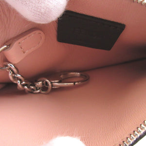 新品同様 フェンディ ピーカブー 8AP161 レザー ピンク カードケース コインケース フラグメントケース 1420【中古】FENDI