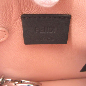 新品同様 フェンディ ピーカブー 8AP161 レザー ピンク カードケース コインケース フラグメントケース 1420【中古】FENDI
