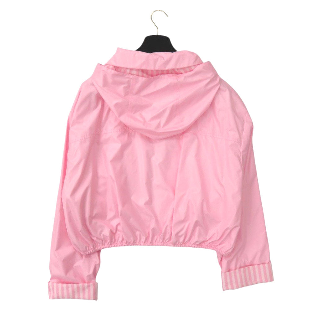 新品同様 シャネル ココビーチ ブルゾン P76226V68691 ポリエステル/コットン ピンク 1428【中古】CHANEL