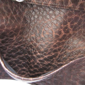 新品同様 グッチ グッチシマ 256433 レザー ブラウン 茶 6連 キーケース 1431【中古】GUCCI