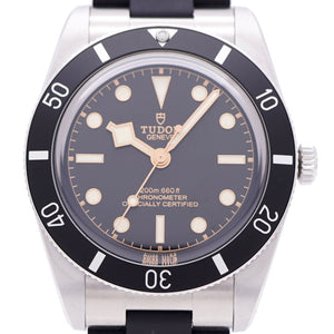 新品同様 チューダー ブラックベイ54 79000N 自動巻き 腕時計 SS/ラバー ブラック 黒文字盤 1436【中古】Tudor メンズ