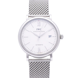 新品同様 IWC ポートフィノ IWIW356505 自動巻き 腕時計 SS シルバー文字盤 1444【中古】インターナショナルウォッチカンパニー メンズ