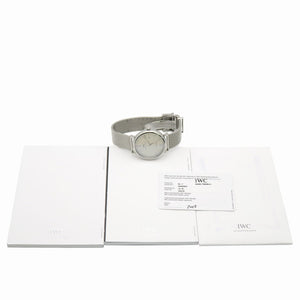 新品同様 IWC ポートフィノ IWIW356505 自動巻き 腕時計 SS シルバー文字盤 1444【中古】インターナショナルウォッチカンパニー メンズ