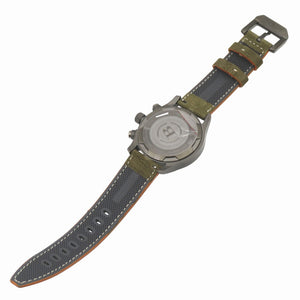 未使用 ブレラ オロロジ エテルノ クロノ BRET3C4304 クオーツ 腕時計 SS/レザー グレー文字盤 1446【中古】BRERA OROLOGI メンズ