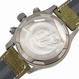 未使用 ブレラ オロロジ エテルノ クロノ BRET3C4304 クオーツ 腕時計 SS/レザー グレー文字盤 1446【中古】BRERA OROLOGI メンズ