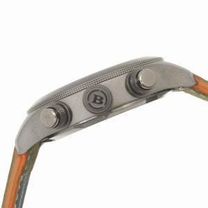 未使用 ブレラ オロロジ エテルノ クロノ BRET3C4304 クオーツ 腕時計 SS/レザー グレー文字盤 1446【中古】BRERA OROLOGI メンズ