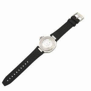 新品同様 ティソ T-レース パワーマティック80 T141.807.17.051.00 自動巻き 腕時計 SS ブラック 黒文字盤 1451【中古】TISSOT メンズ