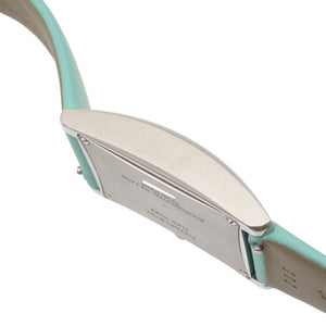 ティファニー クオーツ イーストウエスト 60557985 腕時計 ステンレススチール/レザー シルバー 1456【中古】TIFFANY&Co. レディース
