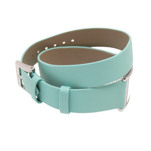 ティファニー クオーツ イーストウエスト 60557985 腕時計 ステンレススチール/レザー シルバー 1456【中古】TIFFANY&Co. レディース