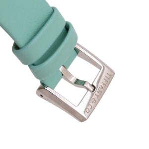 ティファニー クオーツ イーストウエスト 60557985 腕時計 ステンレススチール/レザー シルバー 1456【中古】TIFFANY&Co. レディース