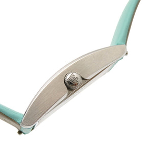 ティファニー クオーツ イーストウエスト 60557985 腕時計 ステンレススチール/レザー シルバー 1456【中古】TIFFANY&Co. レディース