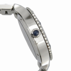 新品同様 ディオール クリスタル ディオール オンユイット ダイヤ CD144517 自動巻き 腕時計 SS クリスタル ダイヤモンド ブルー 1457【中古】Dior メンズ