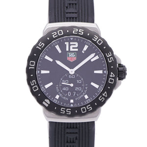 タグホイヤー フォーミュラ1 WAU1110 デイト クオーツ 腕時計 SS/ラバー ブラック 黒文字盤 1460【中古】TAG HEUER メンズ