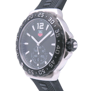 タグホイヤー フォーミュラ1 WAU1110 デイト クオーツ 腕時計 SS/ラバー ブラック 黒文字盤 1460【中古】TAG HEUER メンズ