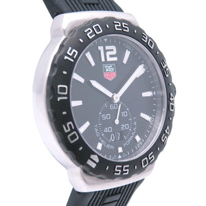 タグホイヤー フォーミュラ1 WAU1110 デイト クオーツ 腕時計 SS/ラバー ブラック 黒文字盤 1460【中古】TAG HEUER メンズ