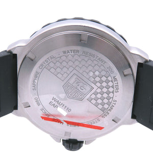 タグホイヤー フォーミュラ1 WAU1110 デイト クオーツ 腕時計 SS/ラバー ブラック 黒文字盤 1460【中古】TAG HEUER メンズ