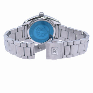 新品同様 グランドセイコー ヘリテージコレクション スプリングドライブ SBGA467/9R65-0DY0 自動巻き 腕時計 SS ブラック 黒文字盤 1462【中古】GRAND SEIKO セイコー パワーリザーブ メンズ