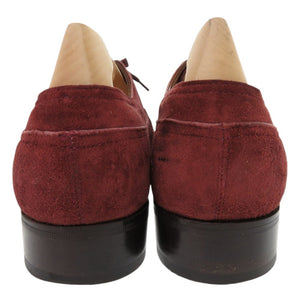 美品 ジョンロブ MARLOW スエード バーガンディ サイズ7 ビジネスシューズ ドレスシューズ 1493【中古】John Lobb メンズ